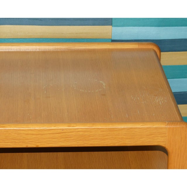 1990s Vintage Side Table with Wheels, 1990s For Sale - Image 5 of 10