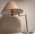 Vintage Brass Table Lamp with Handmade Faux Leather Swivel Shade, 1970s For Sale - Image 10 of 16