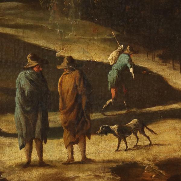 Marco Ricci, Winter Landscape, Oil on Canvas, Framed For Sale - Image 4 of 13