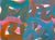 Contemporary Abstract Oil on Paper (Arches Oil Paper, 140 Lb Cold Press) "Wiggle 24" by Leon Phillips For Sale - Image 4 of 4