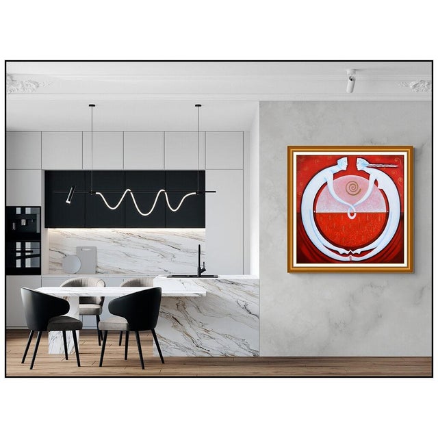 Message us to inquire about custom framing options! (Included for free with every purchase) The artwork here, "Circle of...