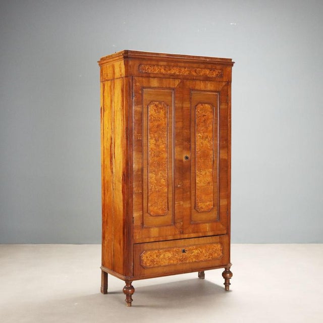 Umbertino Wardrobe in Walnut and Walnut Burl For Sale - Image 12 of 12