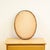 Oval Wooden Mirror, 1950s For Sale - Image 4 of 5