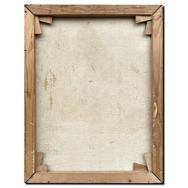 Willy Angele, Three Peaks of Lavaredo, Italian Dolomites, 1950s, Oil on Canvas For Sale - Image 14 of 15