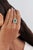 This floral cocktail ring features a 2.85 carat emerald and diamond, set in 18k white gold. The center stone measuring...