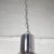 Mid 20th Century Mid Century Modern Pendant Light Chrome & Smoked Glass Open Globe Chrome Chain For Sale - Image 6 of 13