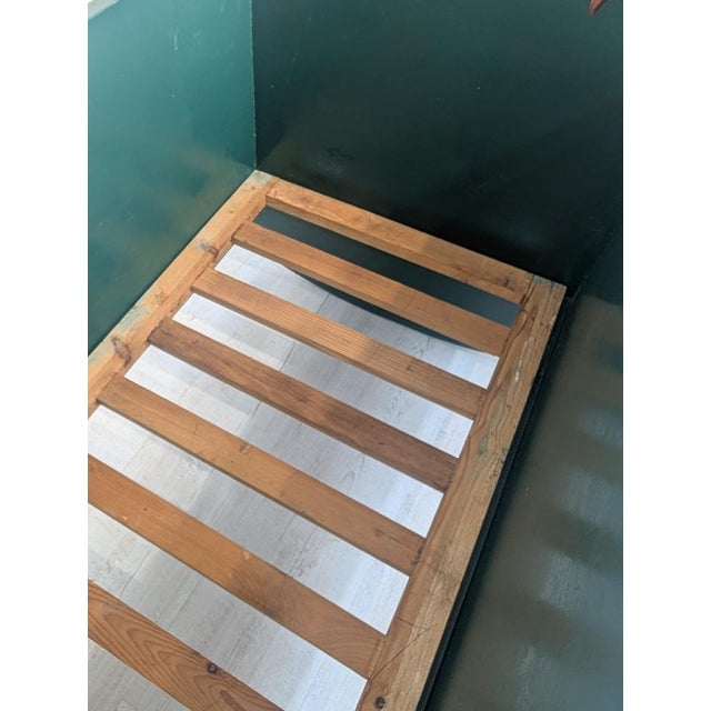 Vintage Hand-Painted Wooden Cradle, 1940s For Sale - Image 13 of 14