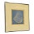 Framed Realism Blue & Beige Seashell Pencil Painting, Fine Art Brushed Chrome For Sale