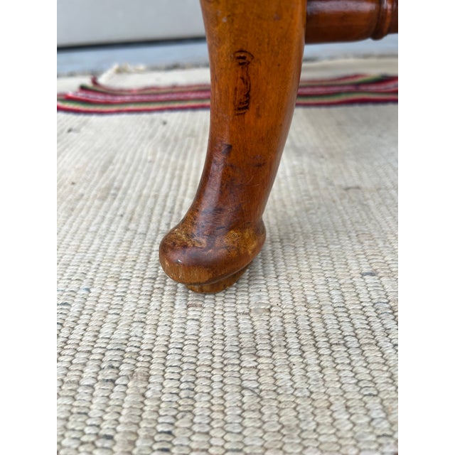 Antique Country French Provincial Carved Armchair, 18th Century For Sale - Image 9 of 12