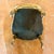 Celadon Vintage Hollywood Regency Neoclassical Vanity Chair / Slipper Chair in Sage Velvet With Giltwood Frame & Casters For Sale - Image 8 of 12