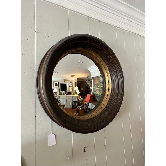 Ornamental & Decorative Materials Vintage Style Convex Mirror For Sale - Image 7 of 10