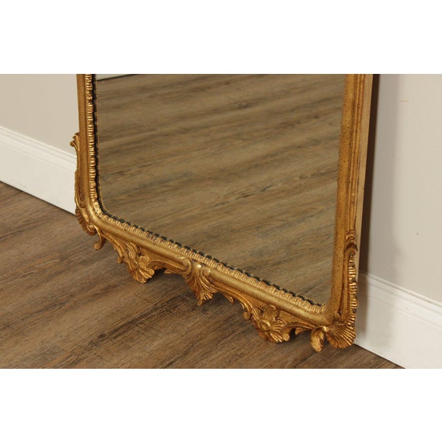 Vintage Italian Carved Giltwood Wall Mirror For Sale - Image 15 of 17
