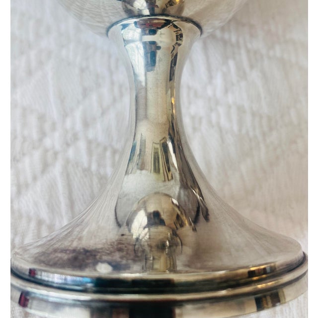 Antique Derby S. P. Co. International Silverplate Goblets, Set/4 For Sale - Image 4 of 7