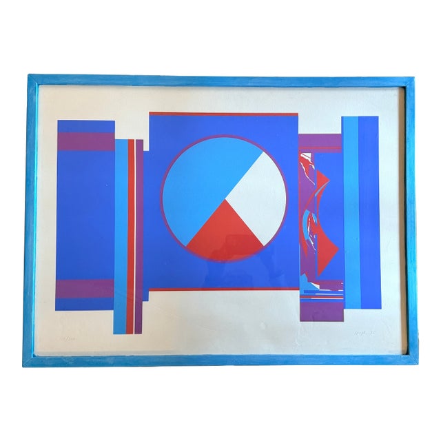 Budd Hopkins Signed Serigraph, 1975 For Sale