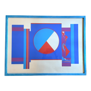 Budd Hopkins Signed Serigraph, 1975