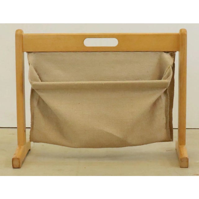 Vintage Furbo Magazine Rack in Oak from BRDR For Sale - Image 5 of 10