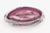 1960s Vintage 1960's Murano Seguso Purple Pulegoso Oval Bowl With Bubbles and Clear Appendages For Sale - Image 5 of 10