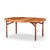 Jens Risom Mid Century Walnut Round Expanding Dining Table With 3 Leaves For Sale - Image 11 of 16