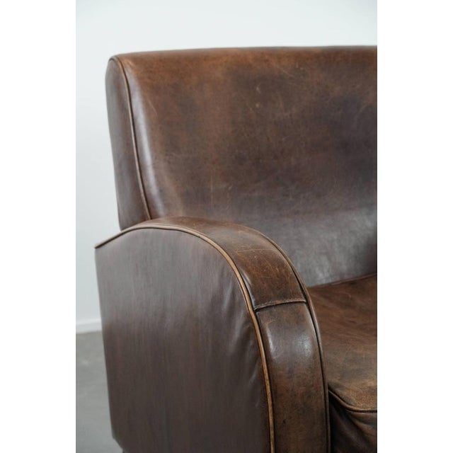 Club Chairs in Sheepskin Leather, Set of 2 For Sale - Image 11 of 18