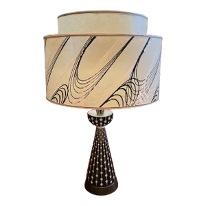 Mid-Century F.A.I.P. Original Table Lamp With Original Shade