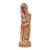 Vintage Seymour Shuren Modern Carved Pink Marble Tall Woman Figure Sculpture For Sale