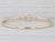 Audry Rose 2-Toned Buckle Bangle Bracelet 14k Yellow White Gold 7.5" For Sale In Greensboro - Image 6 of 8