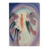 1960 Salvador Dali Woodcut Paradise 24 St John and Hope For Sale