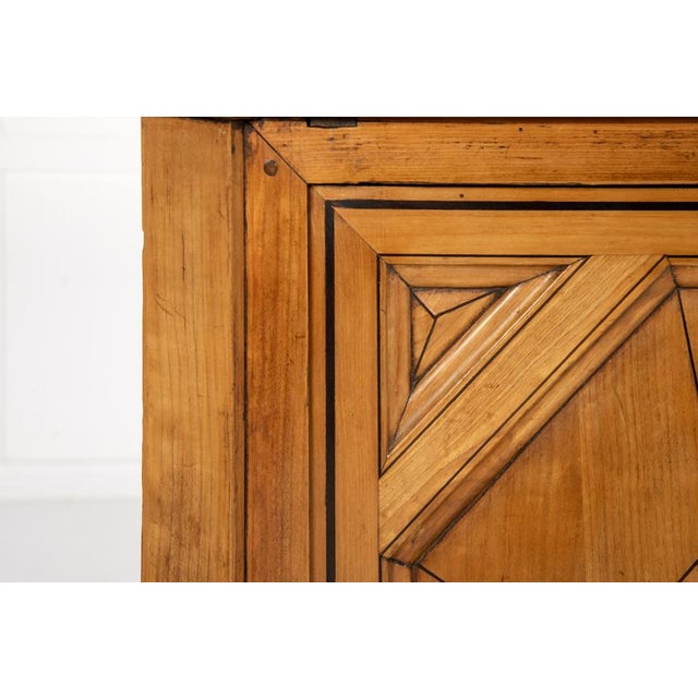 Wood Large French Cherrywood Enfilade, 18th Century For Sale - Image 7 of 12