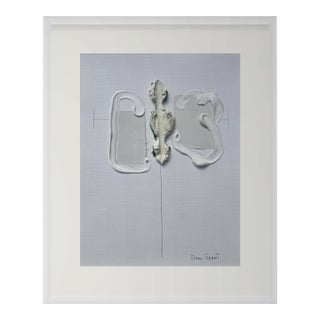 Framed Organic Modern Minimalist Flower Study. For Sale