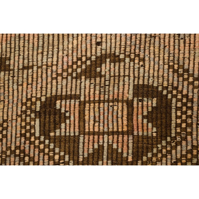 1950s Vintage Oushak Kilim Rug For Sale - Image 5 of 10