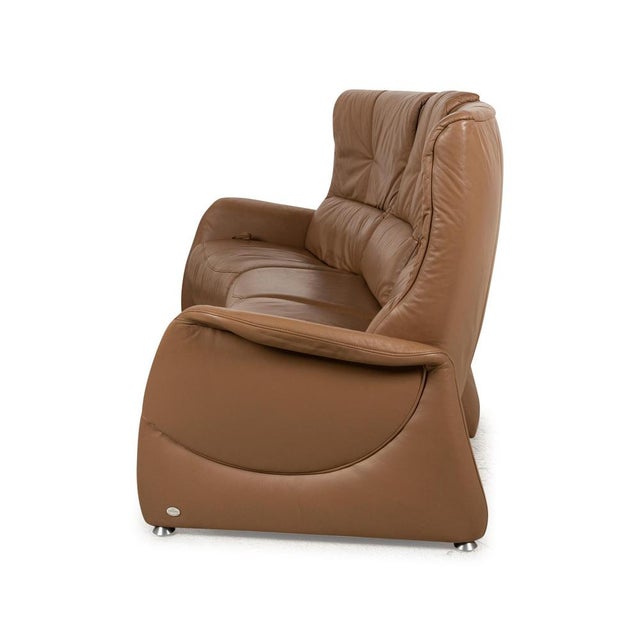 Trapez Leather Three-Seater Sofa from Himolla For Sale - Image 14 of 15