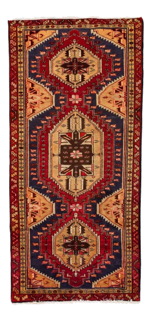 Mid-20th Century Vintage North West Persian Rug, 4'1" X 8'9"