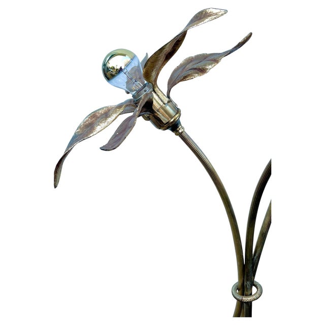 1970s Hollywood Regency Floor Lamp by Willy Daro for Massive, Belgium, 1970s For Sale - Image 5 of 11