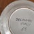 White DeSimone Italian Vintage Mid-Century 10" Charger Plate For Sale - Image 8 of 8