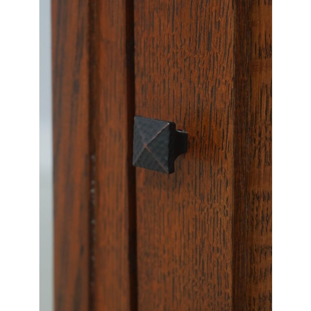 Brown Pair Stickley Mission Oak Highlands Nightstands For Sale - Image 8 of 18