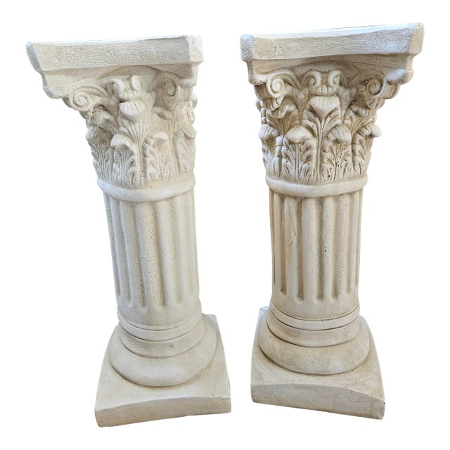 Late 20th Century Column Pedestals - Set of 2 For Sale