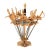 1960s Vintage Spanish Toledo Brass Sword Cocktail Skewers Food Picks With Base For Sale