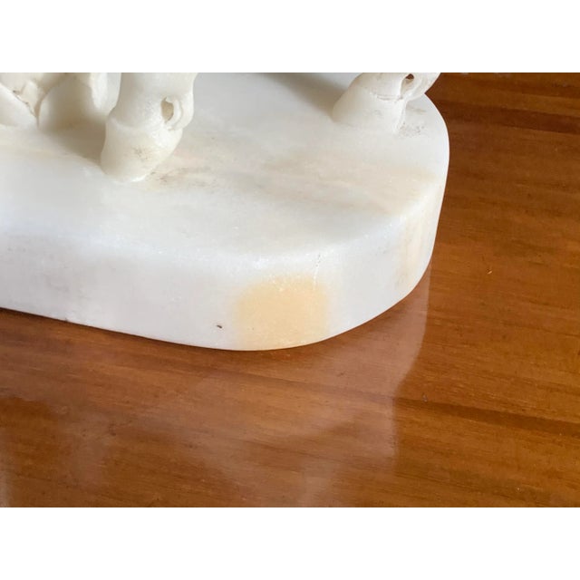 Antique White Early 20th Century Marble Centaur Statue For Sale - Image 8 of 13