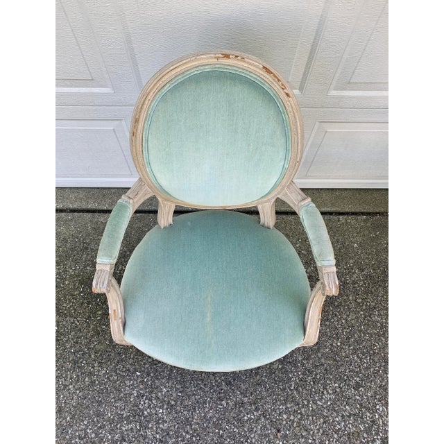 Elegant without being overly formal, this antique French Louis XVI fauteuil has the kind of quiet presence that...