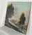 Gorgeous mid century landscape of High Sierras full of clouds and cool lake water. some impasto texture also. A well done...