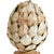Modern Weathered Metal Artichoke Finial Small For Sale - Image 3 of 7