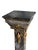Late 19th Century Antique Neoclassical Italian Black Marble and Gilt Pedestals - a Pair For Sale - Image 5 of 8