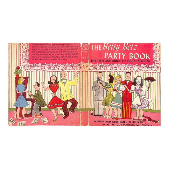 "The Betty Betz Party Book: The Teen-Age Guide to Social Success" 1947 Betz, Betty For Sale
