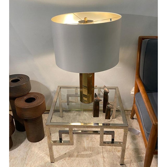 Vintage Side Tables with Glass Top from Belgo Chrome, 1970s, Set of 2 For Sale - Image 4 of 10