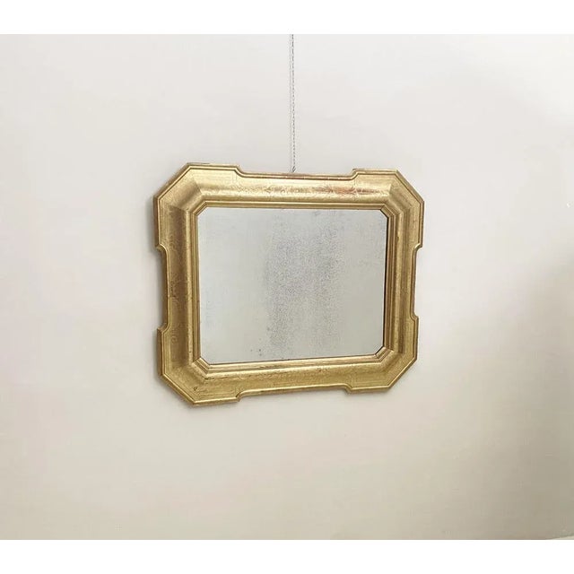 Antique Golden Mirror For Sale - Image 6 of 6