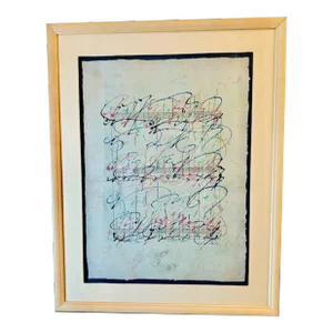 1990s Marcus Uzilevsky Signed "Blue Skies Sonata" Print, Framed