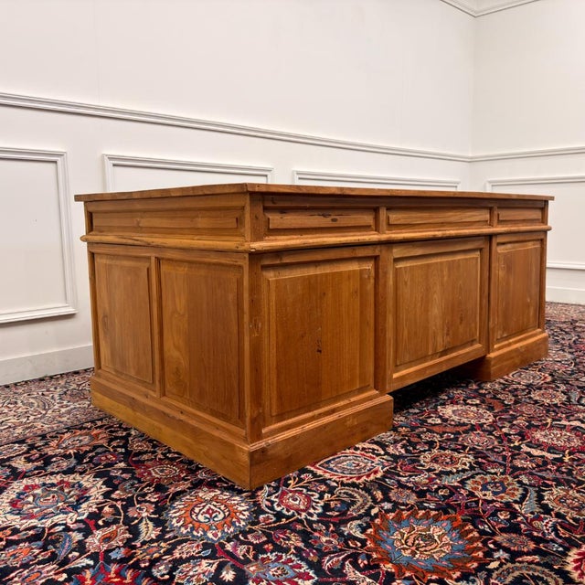Large English Desk with Back Panel For Sale - Image 16 of 18