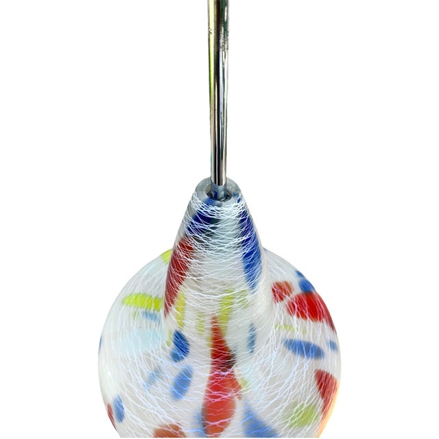 Hanging Lamp, Designed by J. Junek, Zukov, Czechoslovakia, 1960s. For Sale - Image 9 of 12
