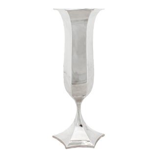 Sterling Silver Vase For Sale