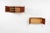 Beautiful varnished teak wall cabinets designed and produced in Denmark by Johannes Andersen. Condition Good, some marks....